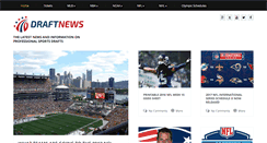 Desktop Screenshot of draft-news.com